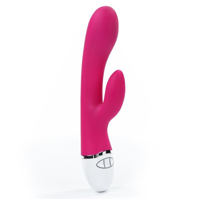 Vibrator punct G, silicon, roz, 21cm, 7 functii, USB, Dreamer, LoveToy - Erotic Emporium