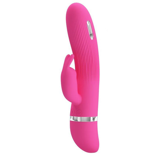Vibrator punct G, silicon, roz, 7 functii, stimulare electrica, Ingram, PrettyLove - Erotic Emporium