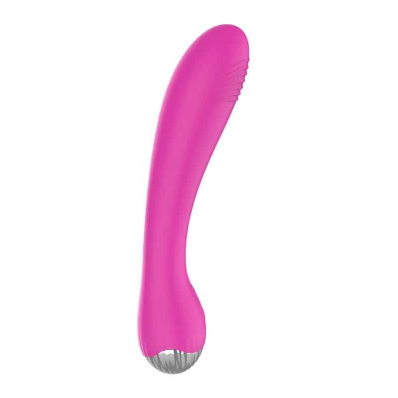 Vibrator, silicon, roz, 6 functii vibratie, reincarcabil USB, A-Gusto - Erotic Emporium