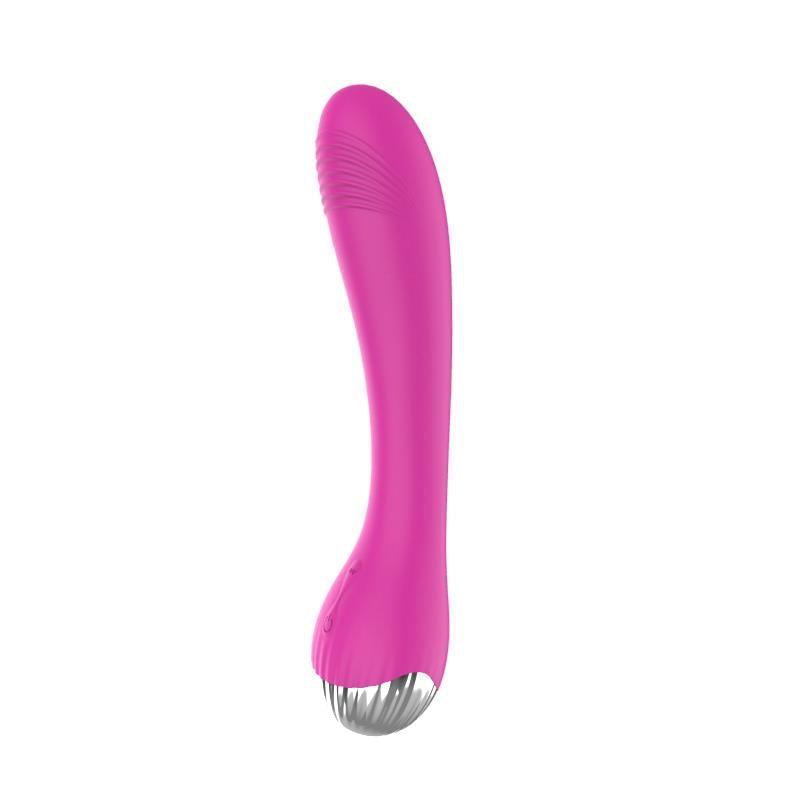 Vibrator, silicon, roz, 6 functii vibratie, reincarcabil USB, A-Gusto - Erotic Emporium
