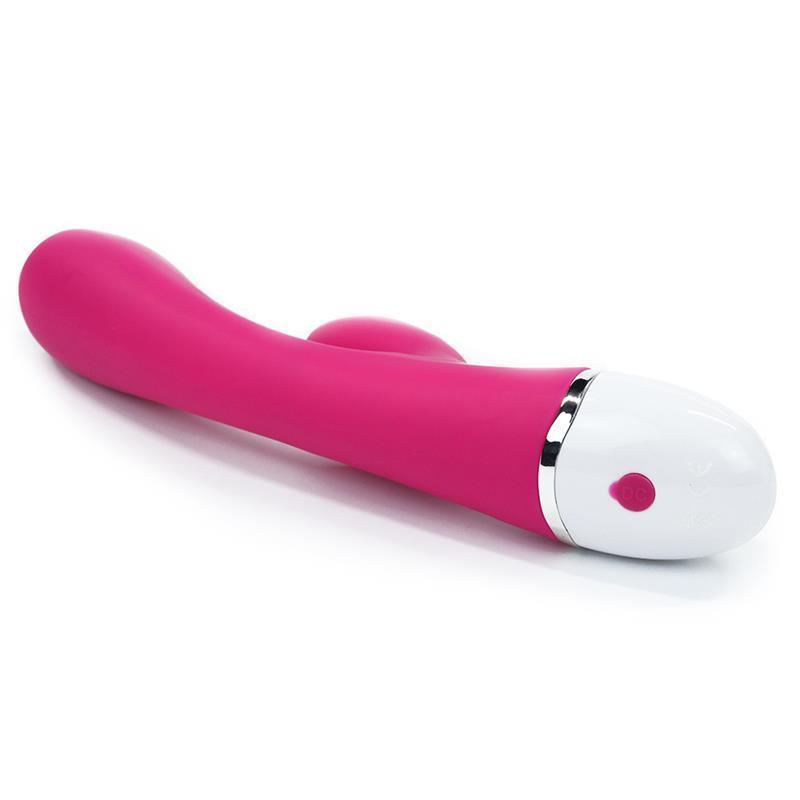 Vibrator punct G, silicon, roz, 21cm, 7 functii, USB, Dreamer, LoveToy - Erotic Emporium