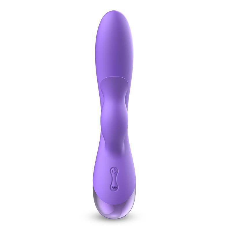 Vibrator punct G, silicon, mov, 18cm, 10 functii, USB, Festival, LateToBed - Erotic Emporium
