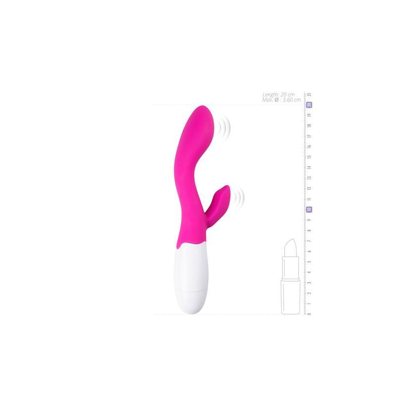 Vibrator punct G, silicon, roz, 20cm, 10 functii, Lily Vibe, EasyToys - Erotic Emporium