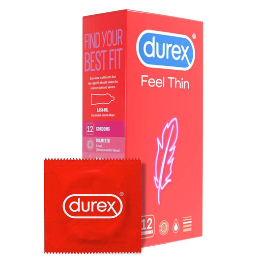 Prezervative Durex Feel Thin 12 bucati - Erotic Emporium
