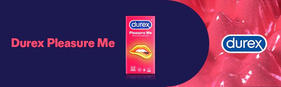Prezervative Durex Pleasure Me 12 bucati - Erotic Emporium