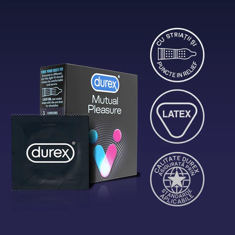 Prezervative Durex Mutual Pleasure 3 bucati - Erotic Emporium