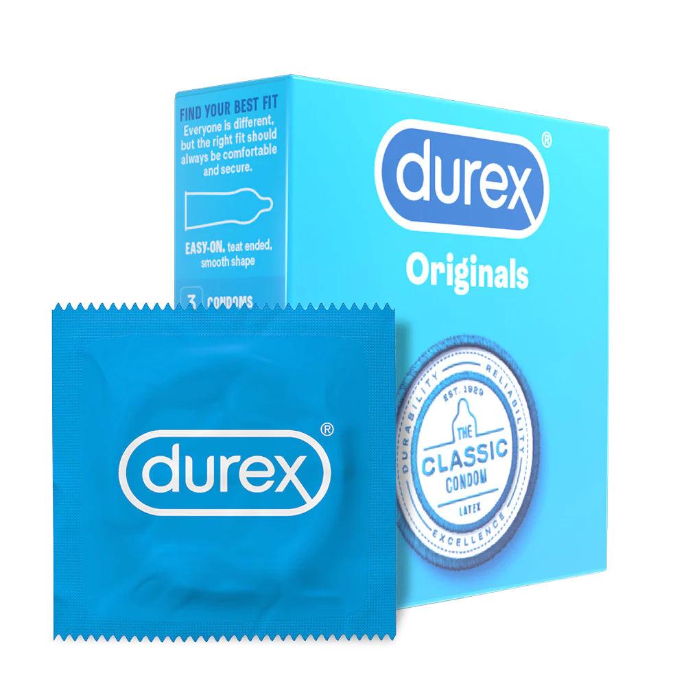 Prezervative Durex Originals 3 bucati - Erotic Emporium
