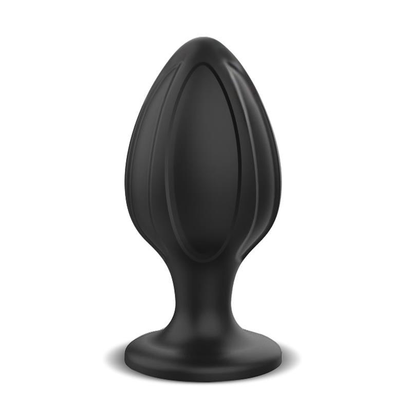 Butt plug, silicon, negru, cu ventuza, marime S, AfterDark - Erotic Emporium