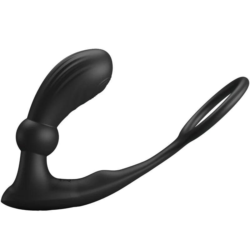 Pretty love - warren black anal ring  vibrator, 2, EroticEmporium.ro