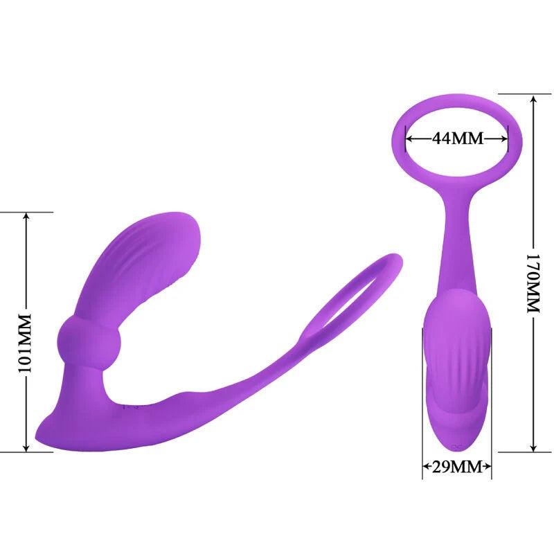 Pretty love - warren violet anal ring  vibrator, 4, EroticEmporium.ro