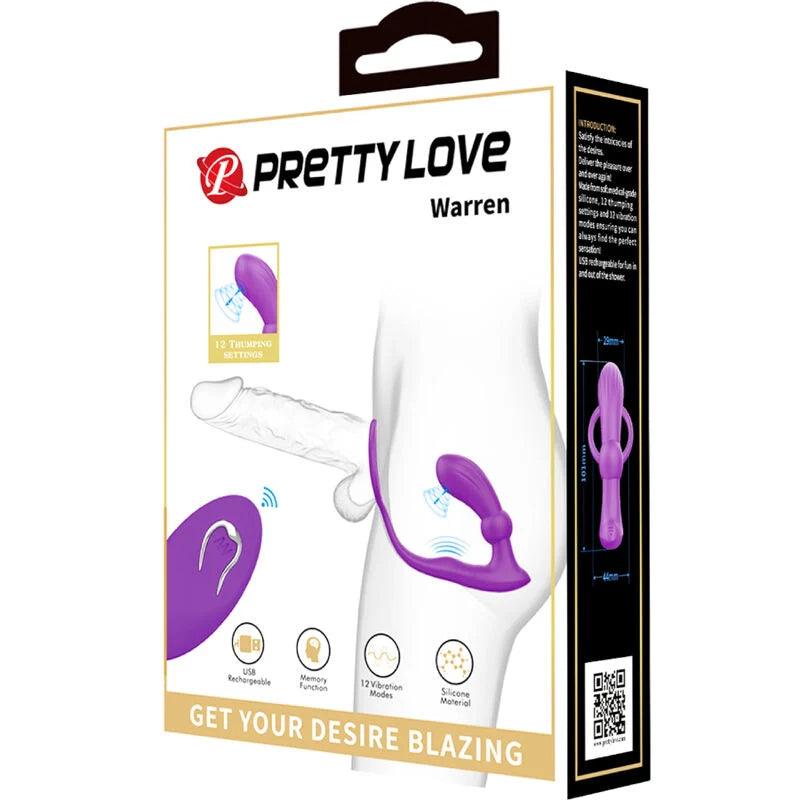 Pretty love - warren violet anal ring  vibrator, 7, EroticEmporium.ro
