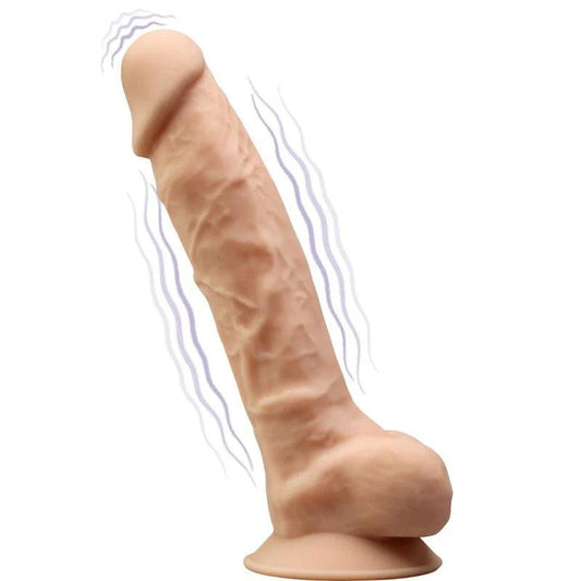 Silexd - model 1 realistic penis vibrator silicone premium silexpan 20 cm, 1, EroticEmporium.ro