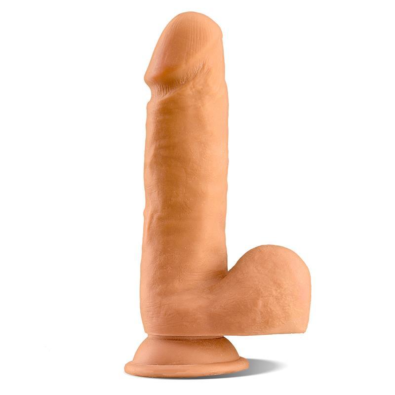 Dildo Realistic, silicon, flesh, 20 cm, Max&Co Dimi Dildo Realistic cu Testicule, LateToBed - Erotic Emporium