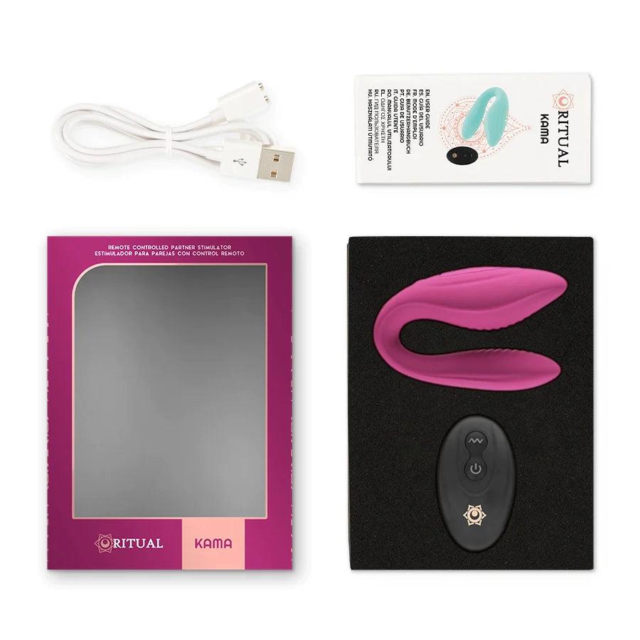 RITHUAL - KAMA REMOTE CONTROL FOR COUPLES ORCHID, 8, EroticEmporium.ro