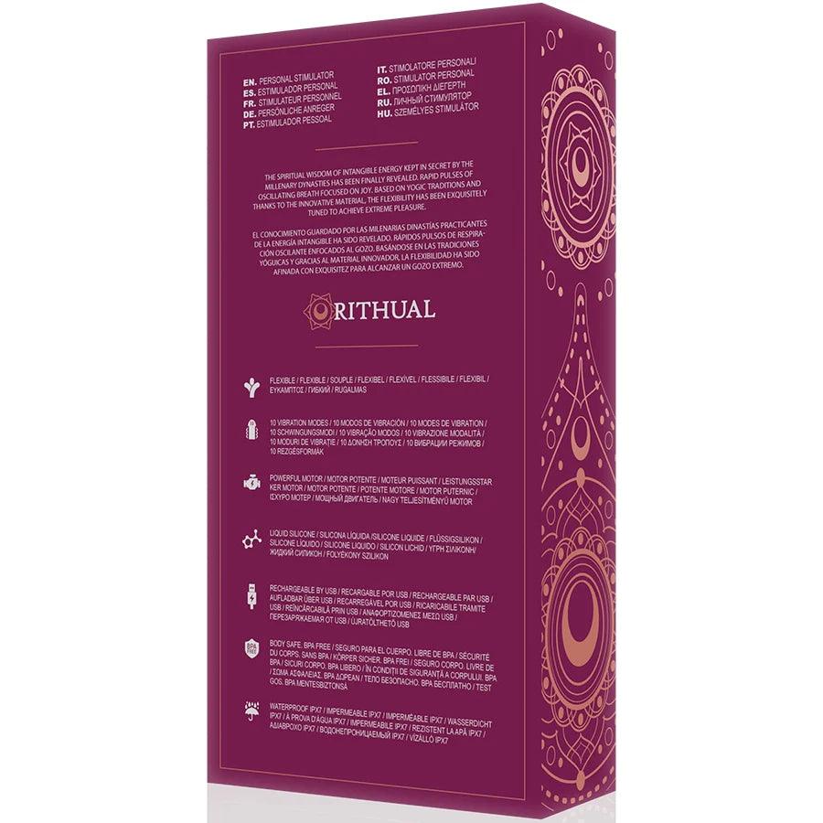 RITHUAL - ORCHID RECHARGEABLE G-POINT KRIYA STIMULATOR, 10, EroticEmporium.ro