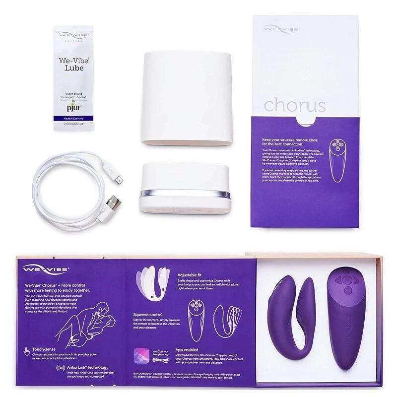 We-vibe - chorus vibrator for couples with lilac squeeze control, 2, EroticEmporium.ro