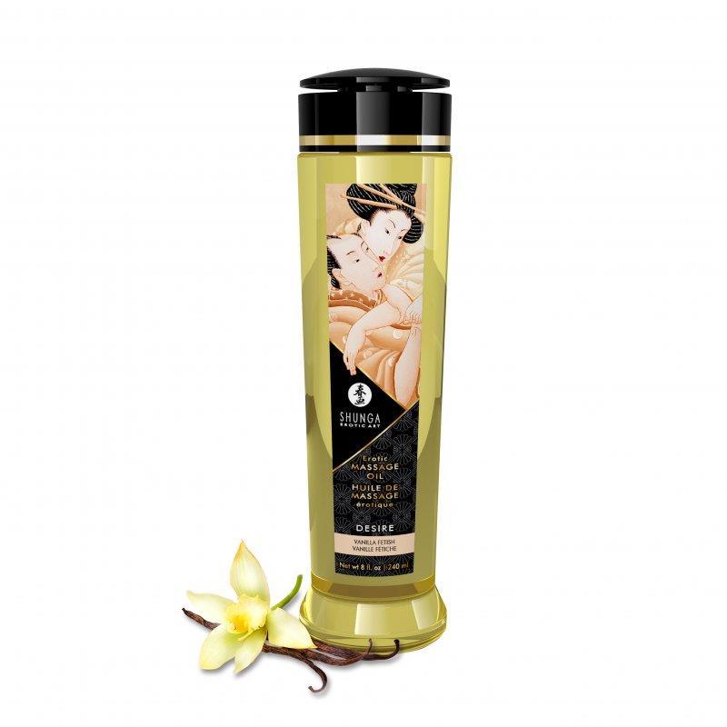 Ulei masaj erotic, 240ml, aroma de petale de trandafiri, Desire, Sunga - Erotic Emporium