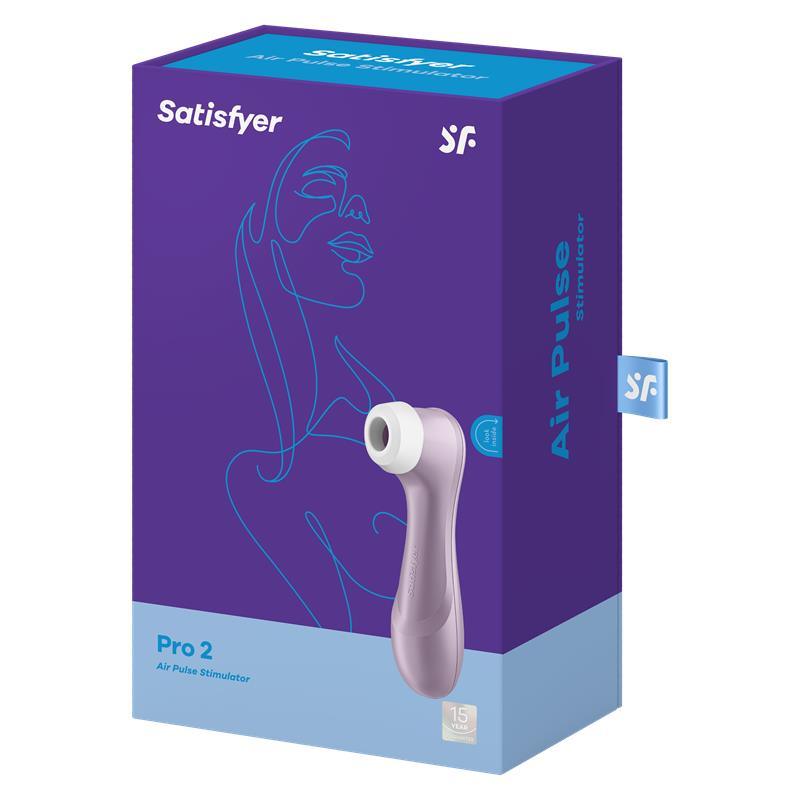 Satisfyer, Clitoris Sucker Pro 2, stimulator clitoris, silicon, mov - Erotic Emporium