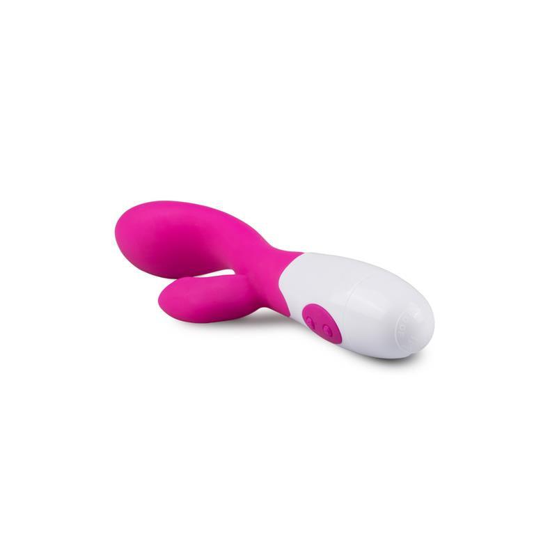 Vibrator punct G, silicon, roz, 20cm, 10 functii, Lily Vibe, EasyToys - Erotic Emporium