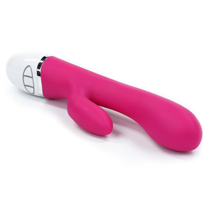 Vibrator punct G, silicon, roz, 21cm, 7 functii, USB, Dreamer, LoveToy