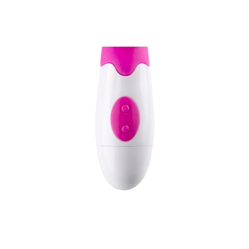 Vibrator punct G, silicon, roz, 20cm, 10 functii, Lily Vibe, EasyToys - Erotic Emporium