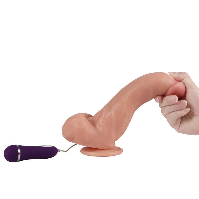 Vibrator Dildo, 22.5cm, Realistic Vibe Remote Control Duke Lungton - Erotic Emporium