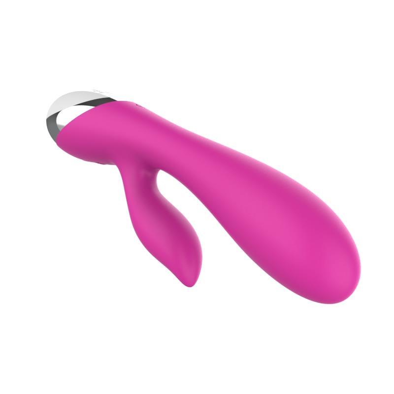 Vibrator punct G, roz, 19 cm, silicon, A-Gusto - Erotic Emporium