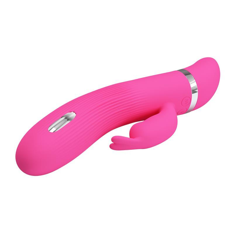 Vibrator punct G, silicon, roz, 7 functii, stimulare electrica, Ingram, PrettyLove - Erotic Emporium