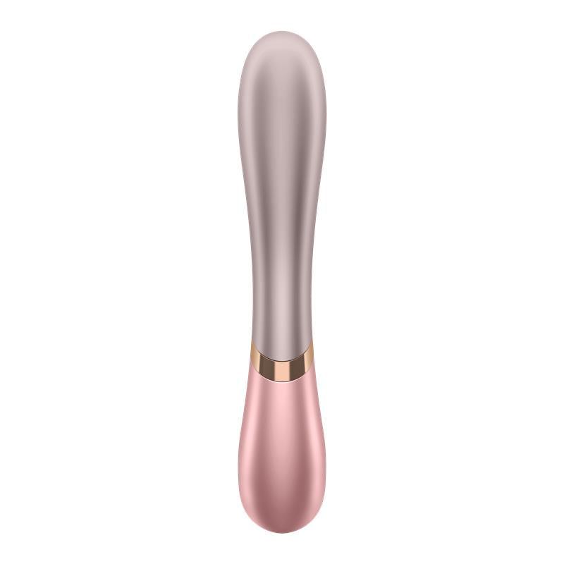 Satisfyer, Hot Lover, vibrator, silicon, roz, mod încălzire și mobile app - Erotic Emporium