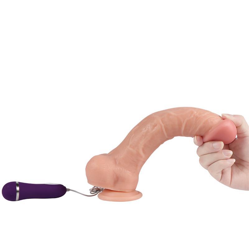 Vibrator Dildo, 24cm, Realistic Vibe Remote Control Big Apolo - Erotic Emporium