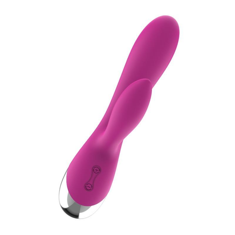 Vibrator punct G, roz, 19 cm, silicon, A-Gusto - Erotic Emporium