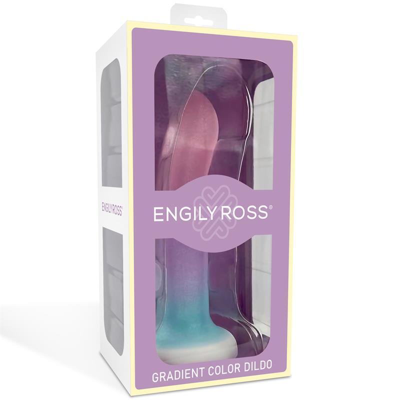 Dildo, silicon, gradient culoare, compatibil ham strap-on, Dildox by Engily Ross - Erotic Emporium