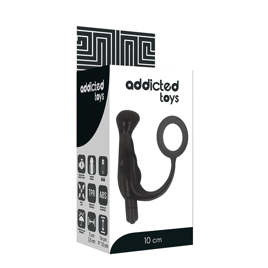 Addicted toys - vibrator prost tico black 10 cm, 5, EroticEmporium.ro