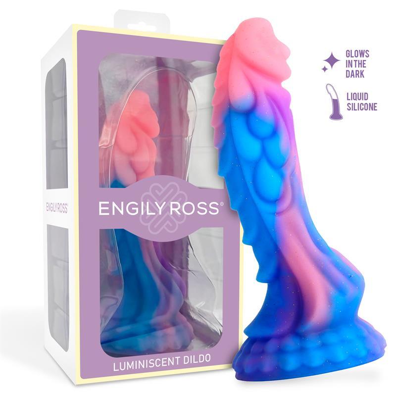 Dildo silicon, fluorescent, 18 cm, compatibil ham strap-on, Dildox by Engily Ross - Erotic Emporium