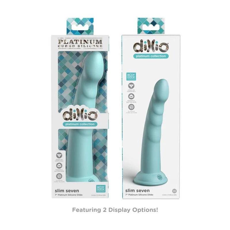 Dillio - slim seven 1778 cm green, 2, EroticEmporium.ro