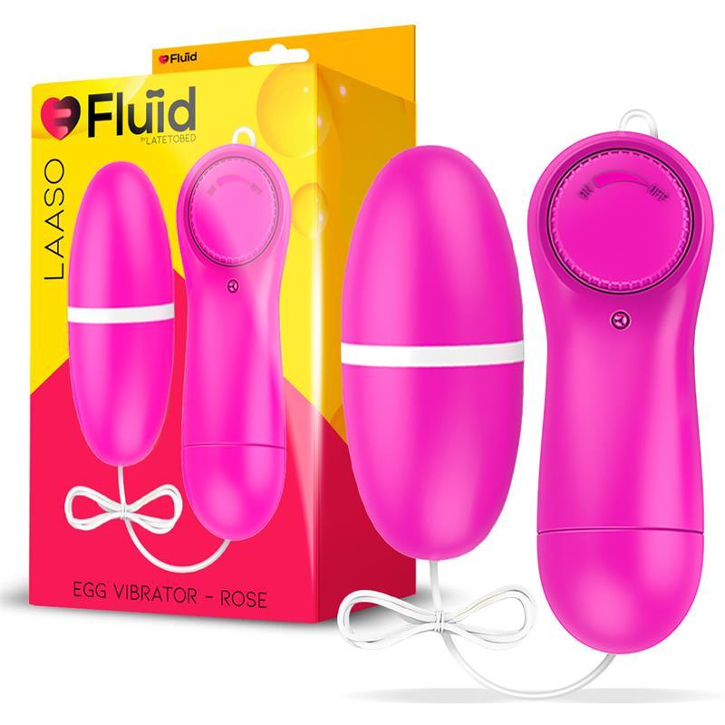 Vibrator, Silicon, roz, Ou Vibrator Multi-Speed, LateToBed Fluid Laaso  - Erotic Emporium