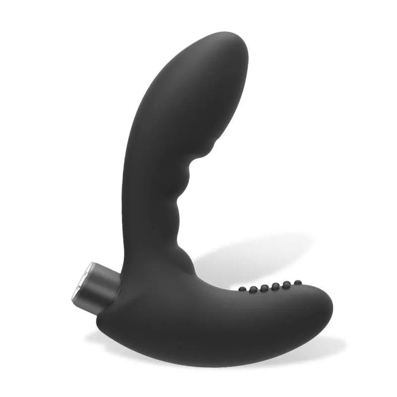 Vibrator Anal, Masaj Prostata, Silicon, Negru, 10 functii vibratie, USB, Peutirt, AfterDark, InToYou - Erotic Emporium