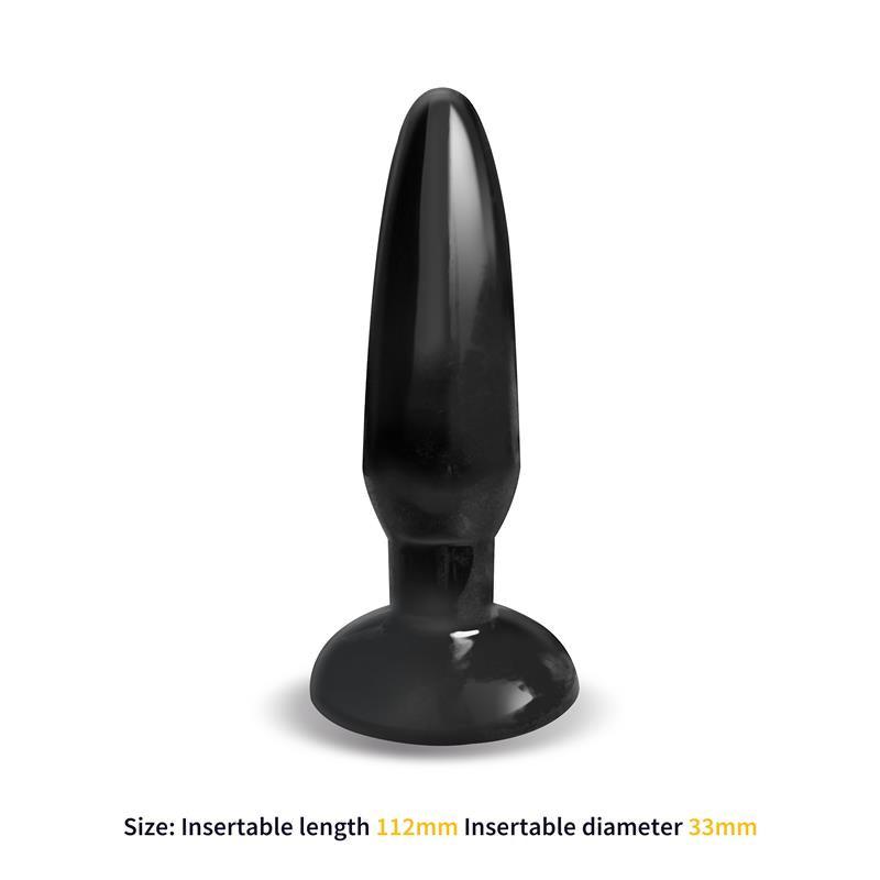 Plug anal, silicon, bază ventuză, 11.2cm x 3.3cm, AfterDark Ainsley - Erotic Emporium