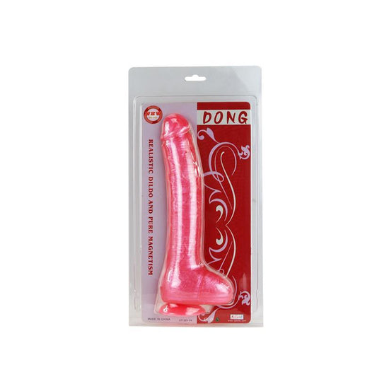 Dildo, roz, 27,8 cm, Baile Dildo cu Ventuză - Erotic Emporium