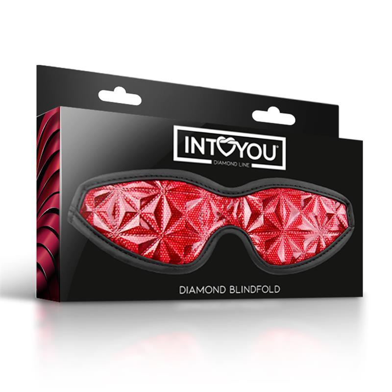 InToYou Diamond Blindfold Piele Vegană - Erotic Emporium