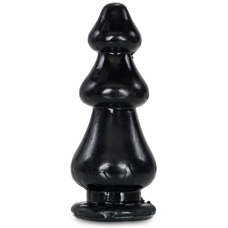 Plug anal, vinil, negru, diametru variabil până la 7.3cm, 18cm lungime, Summum by Gangbangster Woody - Erotic Emporium