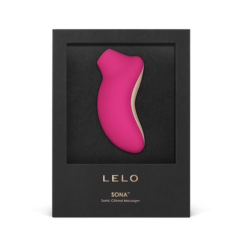 Stimulator clitoris, Silicon, roz, clitoris sucker, LELO Sona Sonic, USB, 8 moduri, impermeabil - Erotic Emporium