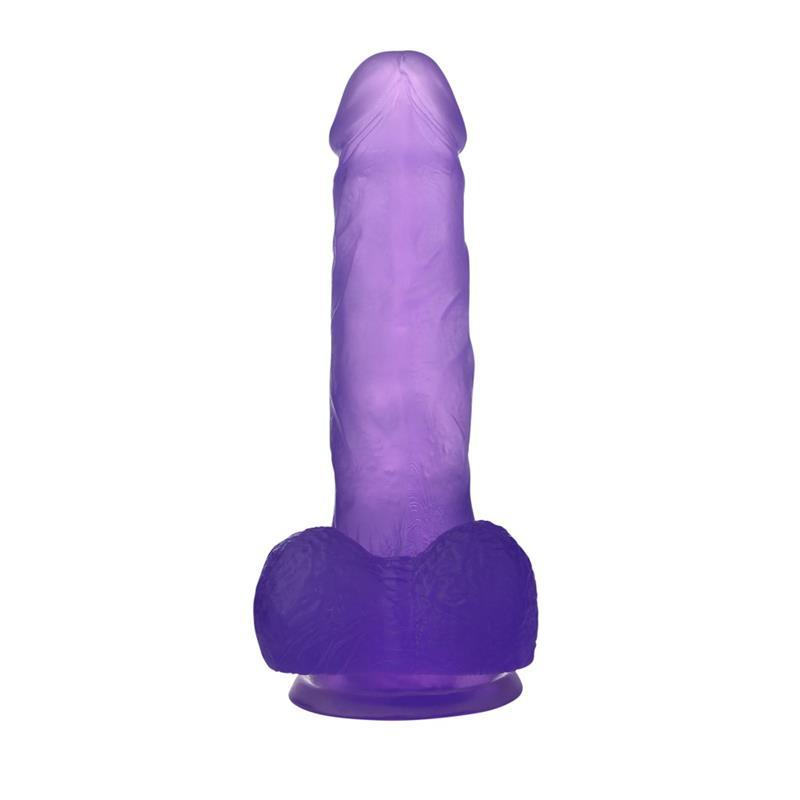 Dildo, TPE, mov, 17x3.5 cm, Jelly Studs, LoveToy - Erotic Emporium