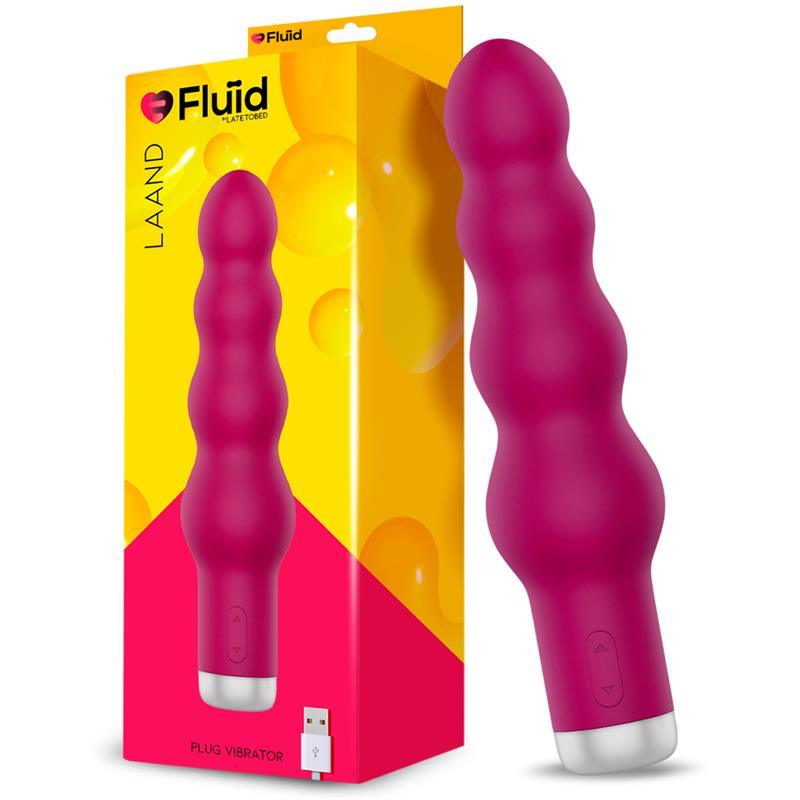Vibrator USB, Burgund, Laand,LateToBed - Erotic Emporium