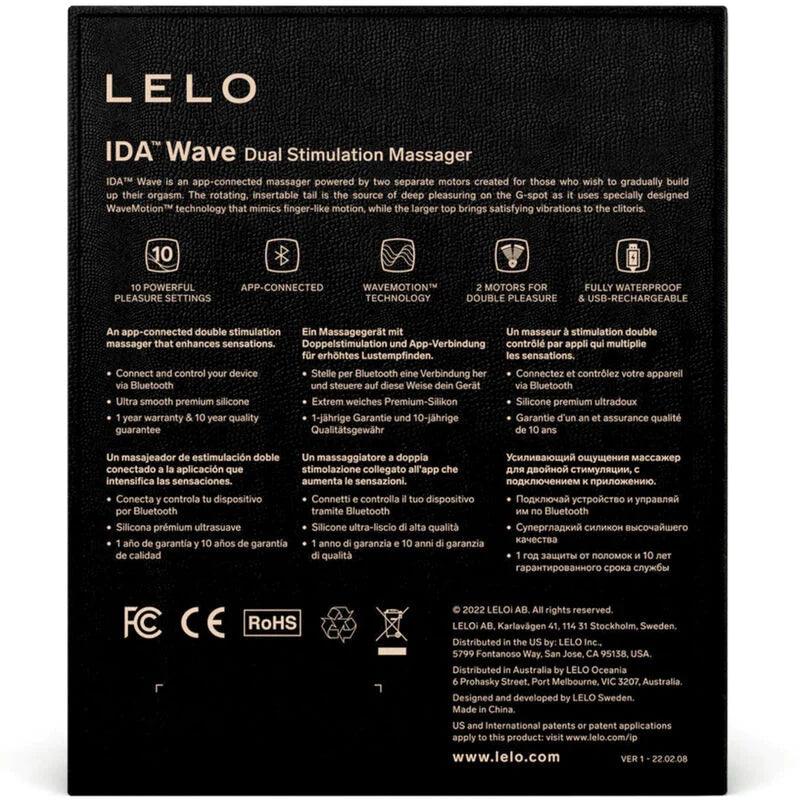 LELO - IDA WAVE COUPLES MASSAGER BLACK, 5, EroticEmporium.ro