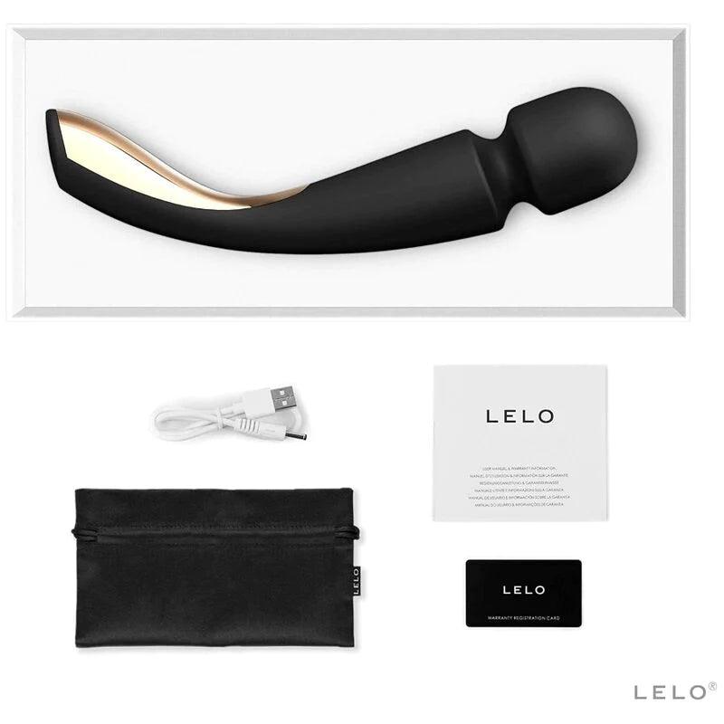 LELO - SMART MEDIUM WAND 2 BLACK MASSAGER, 5, EroticEmporium.ro