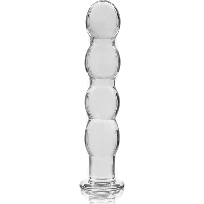 Nebula series by ibiza - model 10 dildo borosilicate glass 165 x 35 cm clear, 3, EroticEmporium.ro