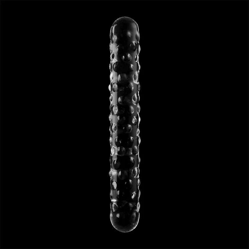 Nebula series by ibiza - model 15 dildo borosilicate glass 185 x 3 cm clear, 7, EroticEmporium.ro