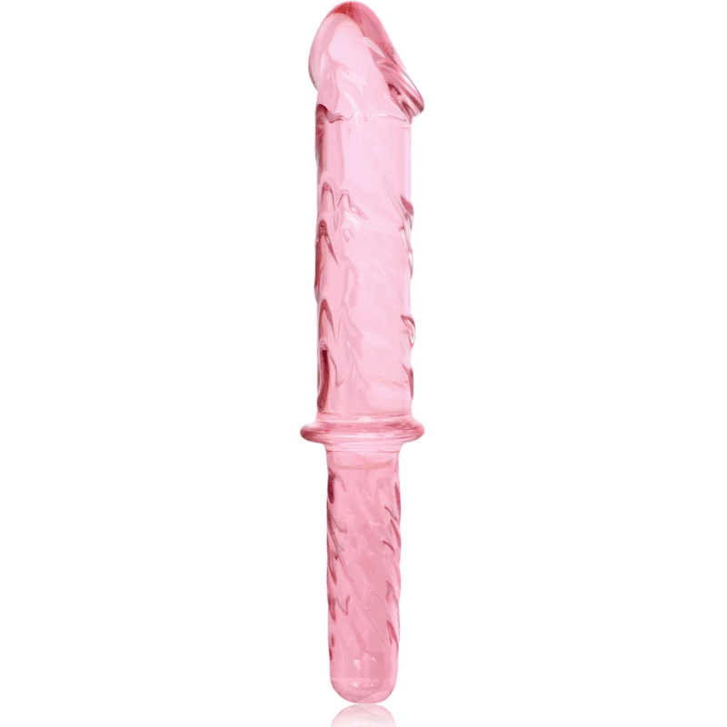 Nebula series by ibiza - model 24 dildo borosilicate glass 285 x 5 cm pink, 3, EroticEmporium.ro