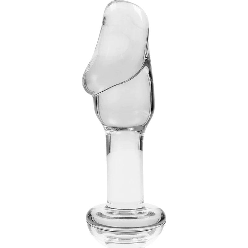 Nebula series by ibiza - model 6 anal plug borosilicate glass 125 x 4 cm clear, 4, EroticEmporium.ro